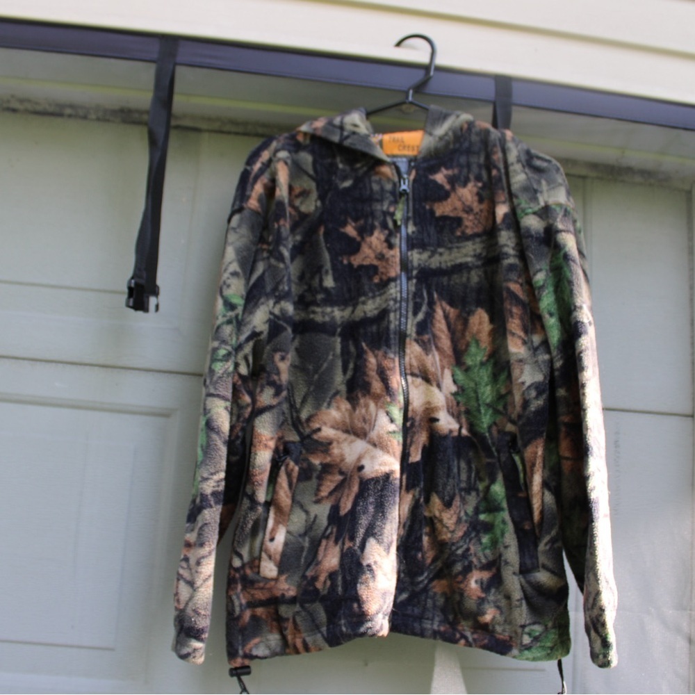 Trail Crest Medium Camo Zip Up Fleece
